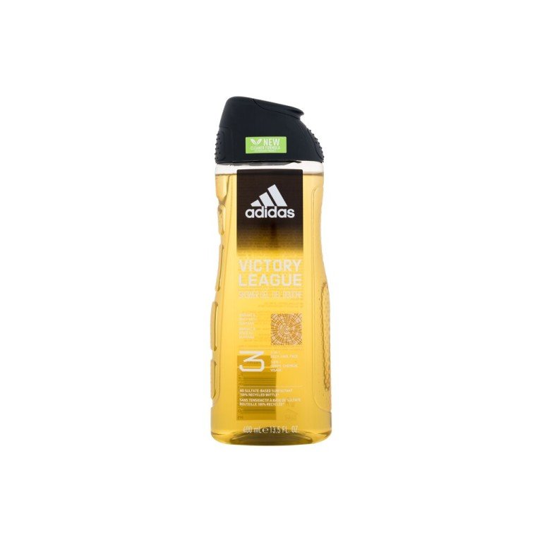 Adidas Victory League Shower Gel 3-In-1 400Ml  For Man  (Shower Gel) New Cleaner Formula 