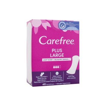 Carefree Plus  Unscented    48Pc For Woman (Pantyliner) Large