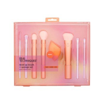 Real Techniques Brushes Level Up Brush + Sponge Set 1Pc  For Woman  (Brush)  