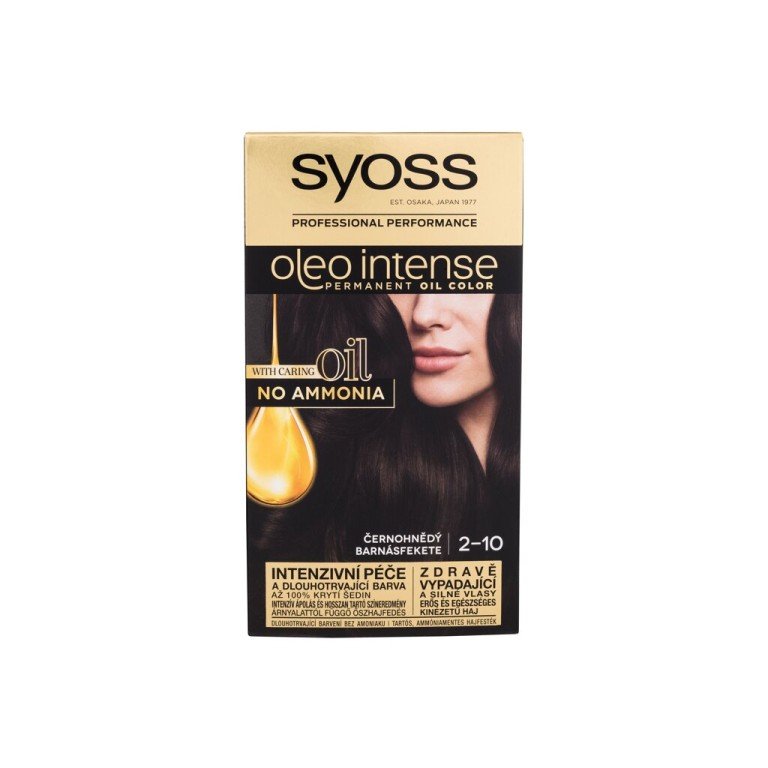 Syoss Oleo Intense Permanent Oil Color 50Ml For Woman (Hair Color) 2-10 Black Brown Syoss Oleo Intense Permanent Oil Color 50Ml For Woman (Hair Color) 2-10 Black Brown