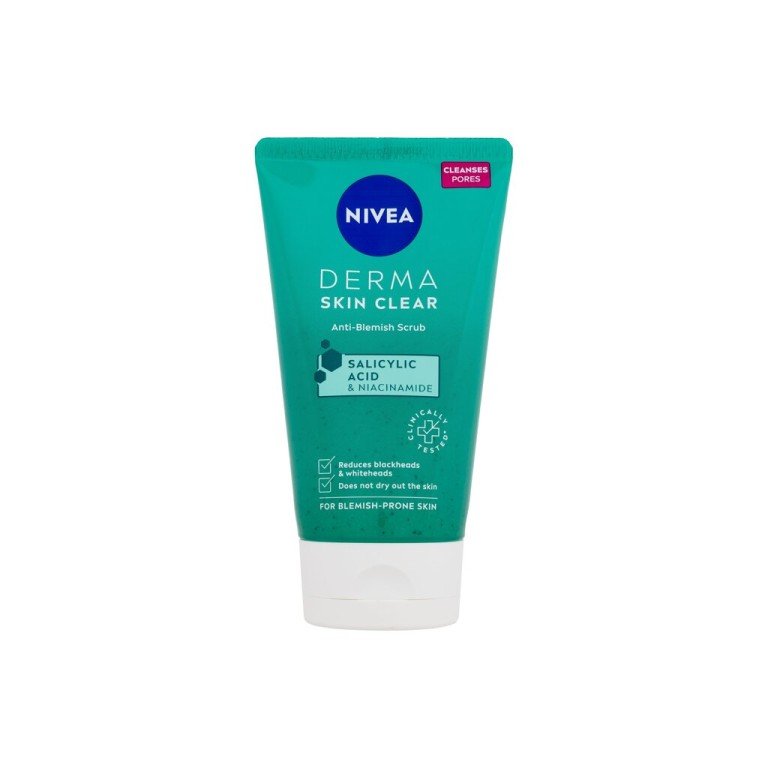 Nivea Derma Skin Clear Anti-Blemish Scrub 150Ml For Woman (Peeling) Nivea Derma Skin Clear Anti-Blemish Scrub 150Ml For Woman (Peeling)