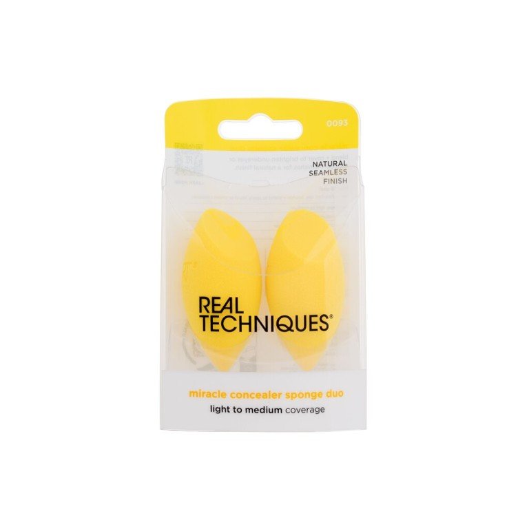 Real Techniques Miracle Concealer Sponge  Duo    2Pc For Woman (Applicator)