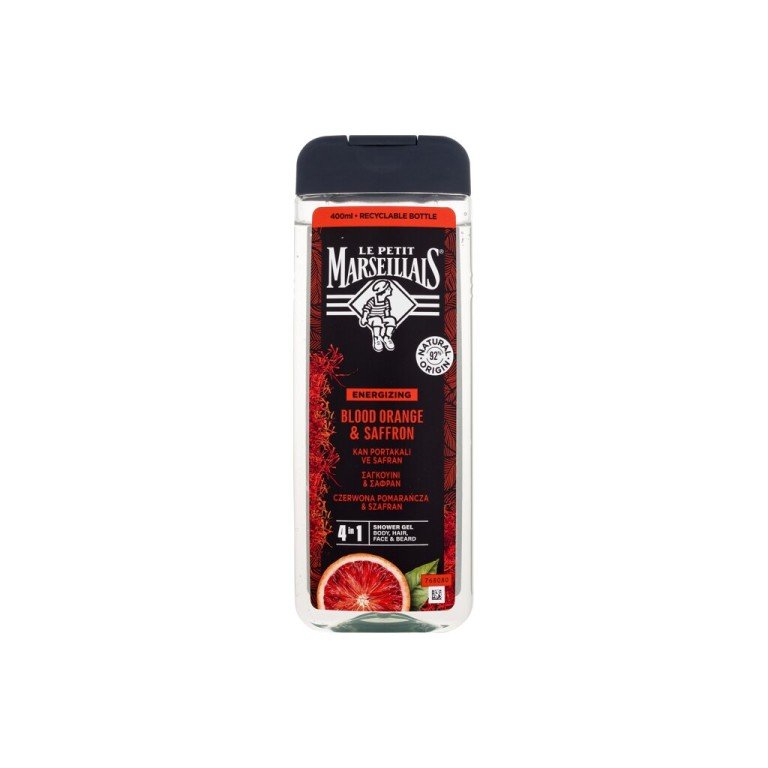 Le Petit Marseillais Blood Orange & Saffron      400Ml For Man (Shower Gel)