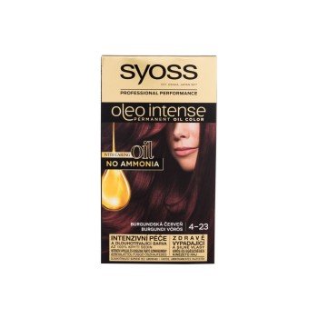 Syoss Oleo Intense Permanent Oil Color 50Ml  For Woman  (Hair Color)  4-23 Burgundy Red