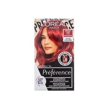L'Oréal Paris Préférence Vivid Colors  60Ml 8,624 Bright Red   For Woman (Hair Color)