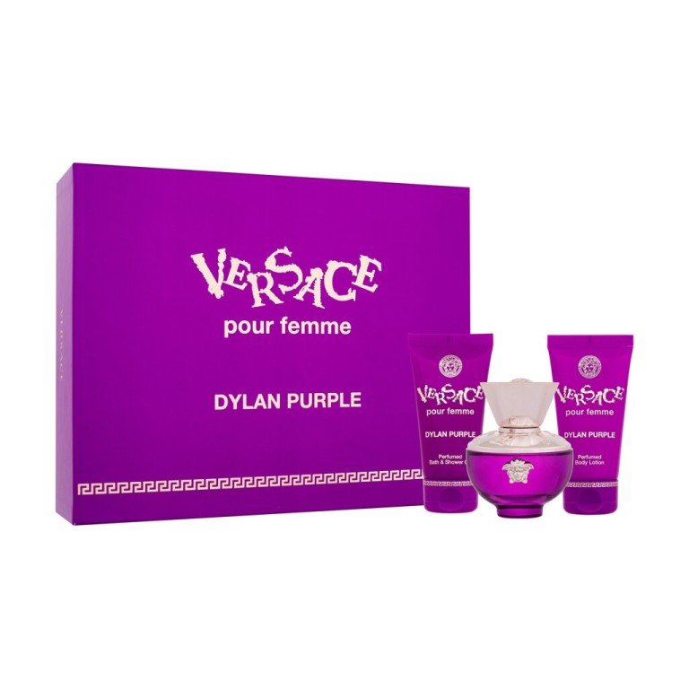 Versace Pour Femme   Edp 50 Ml + Shower Gel 50 Ml + Body Lotion 50 Ml Body Lotion 1D00000101 50Ml W (Eau De Parfum) Dylan Purple