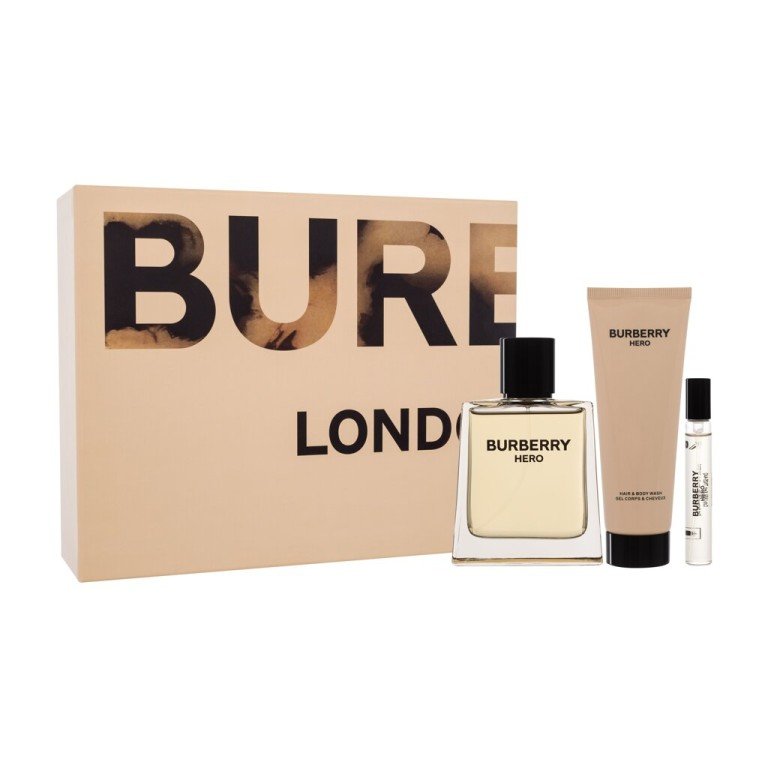 Burberry Hero  100Ml Edt 100 Ml + Shower Gel 75 Ml For Man  Shower Gel(Eau De Toilette)  
